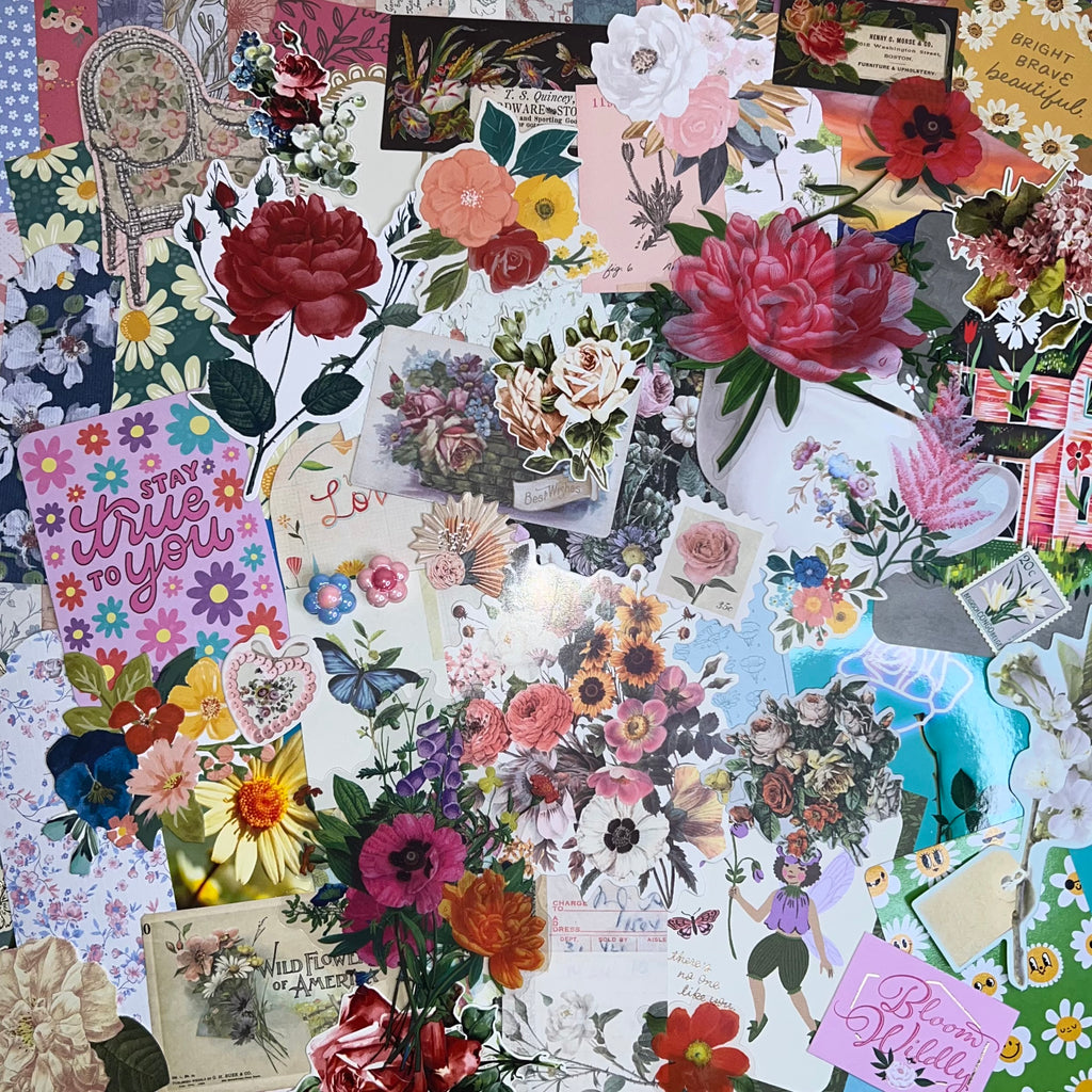 Floral Paper and Ephemera Kit #2