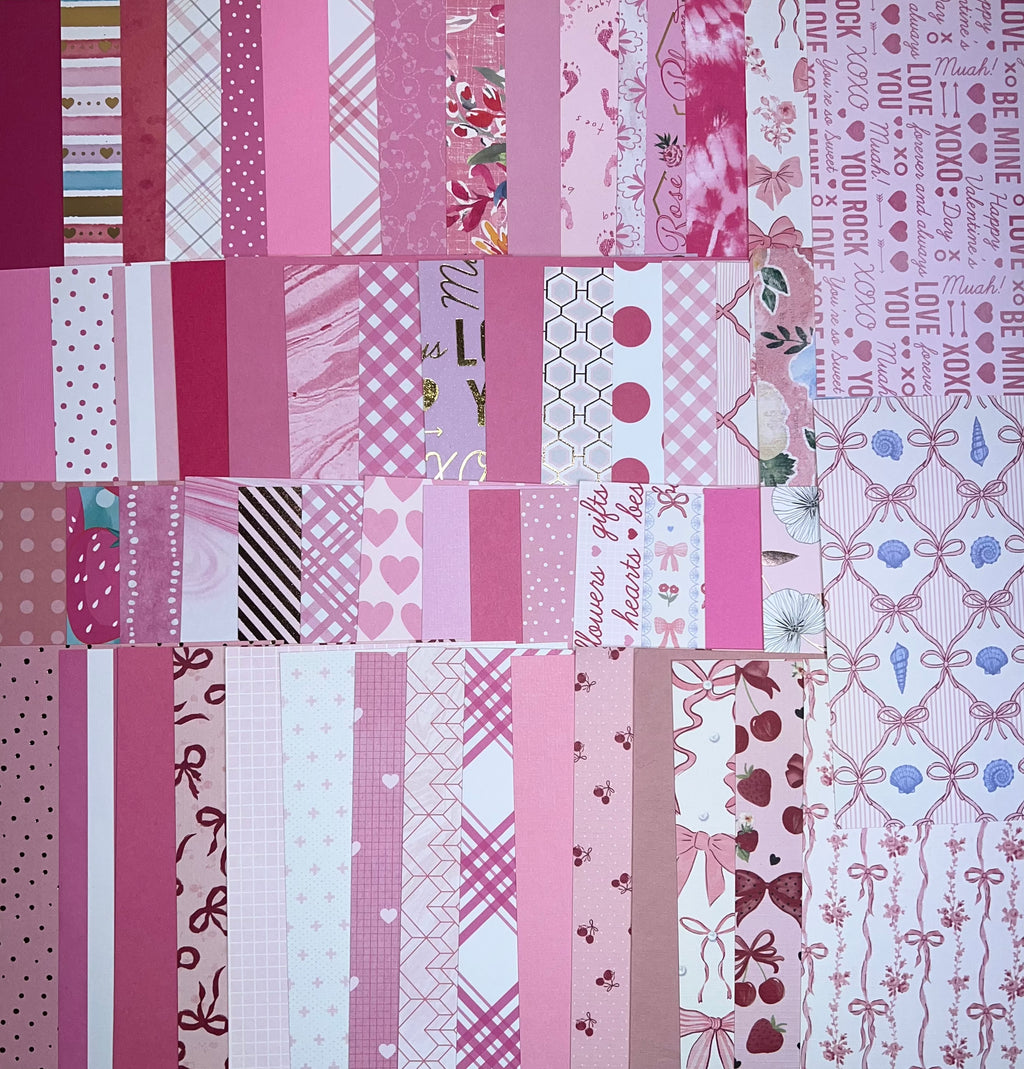 Pink Paper and Ephemera Kit #1