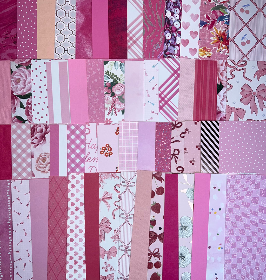 Pink Paper and Ephemera Kit #2
