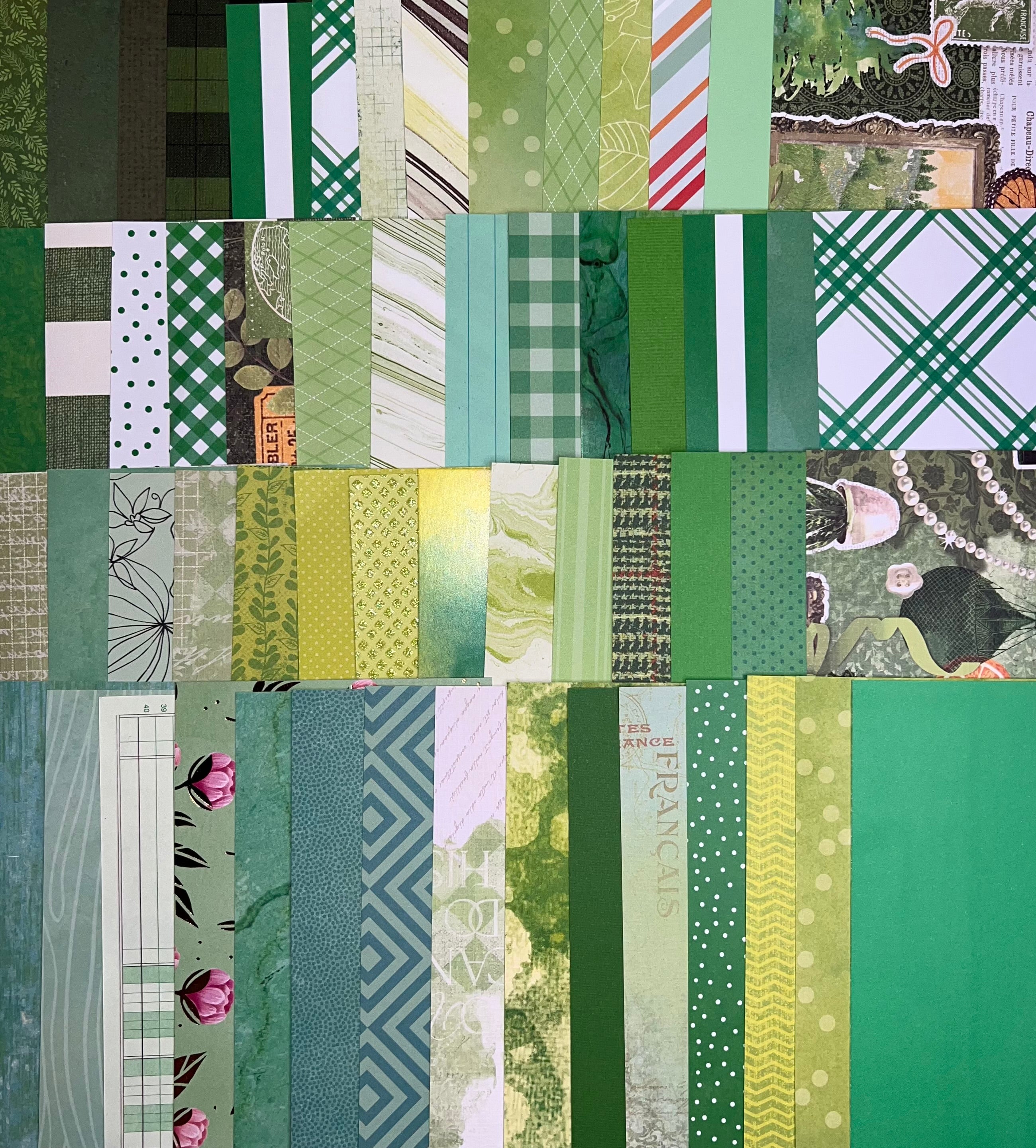 Green Paper and Ephemera Kit #1