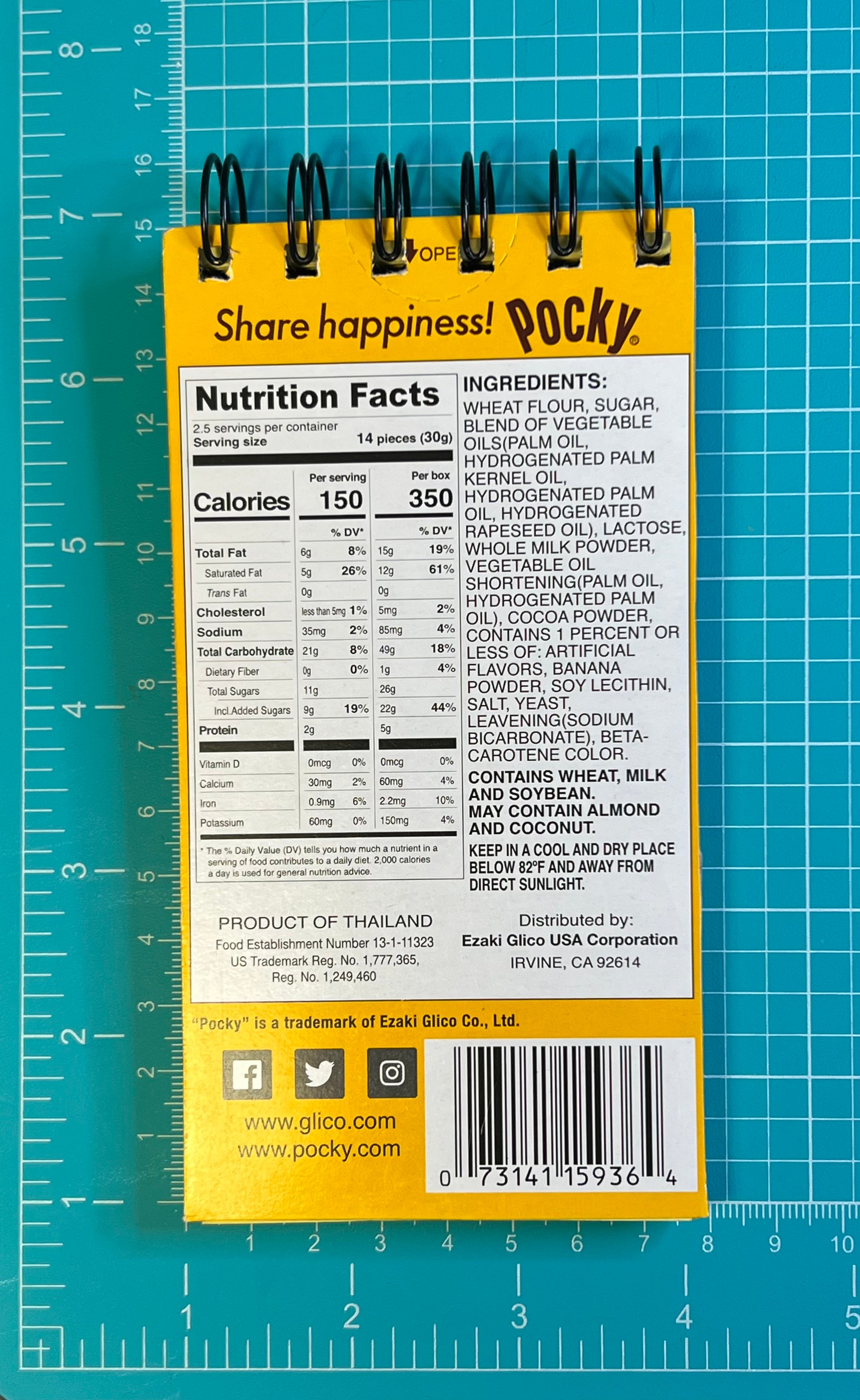Pocky Spiral Notepad