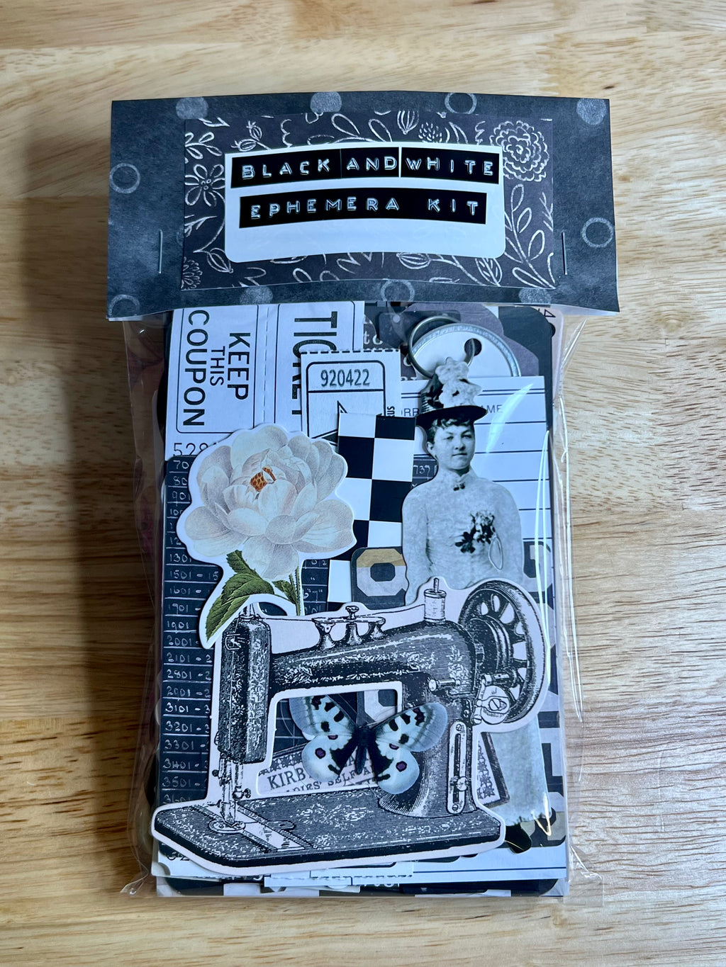 Black & White Paper and Ephemera Kit #2