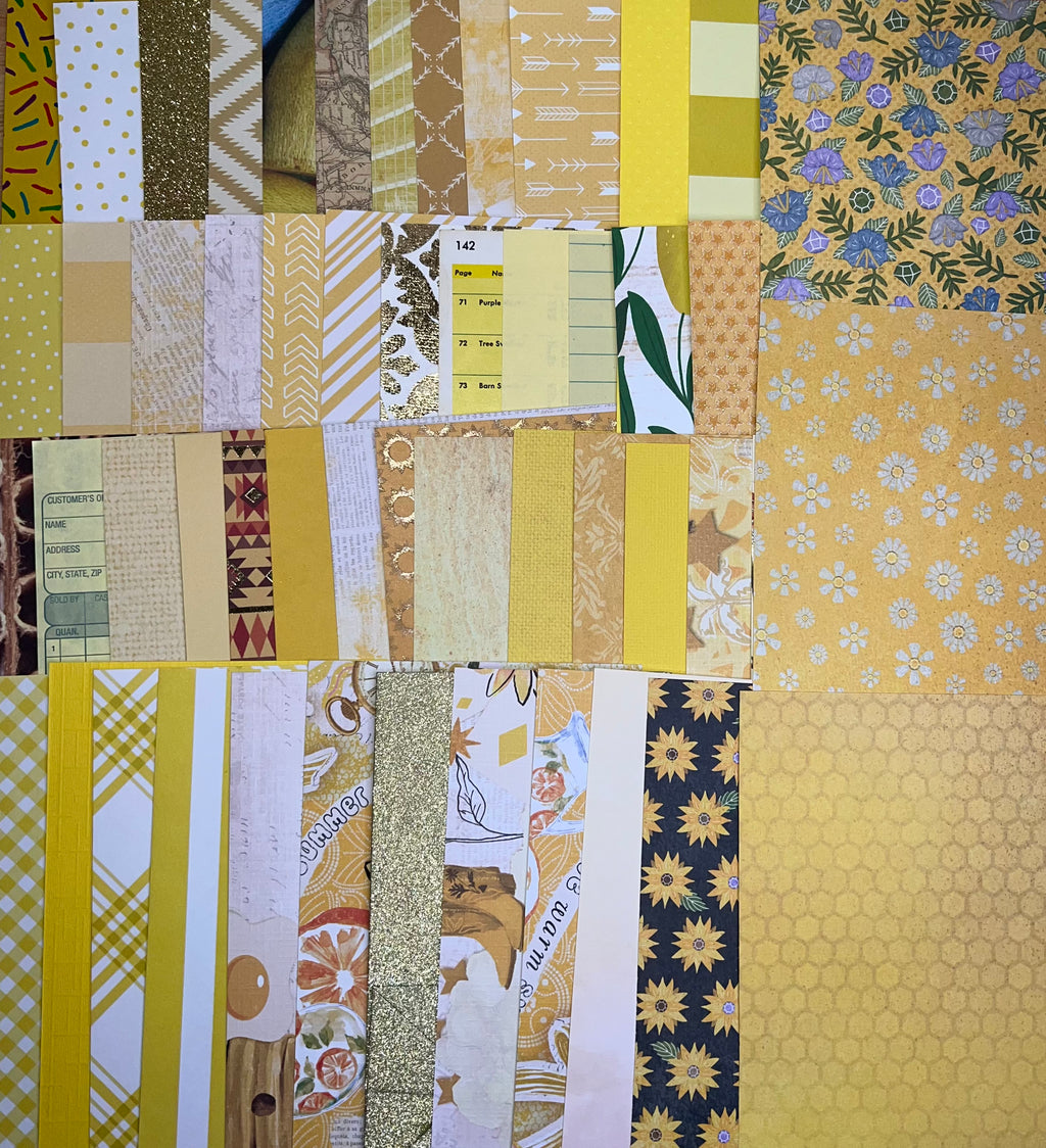Yellow Paper and Ephemera Kit #1