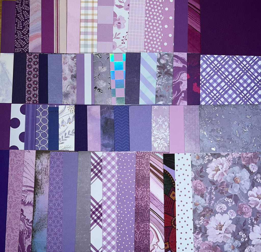 Purple Paper and Ephemera Kit #2